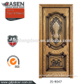 Antique design 100% solid America red oak elegant interior wood door